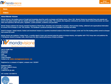 Tablet Screenshot of m.mondovisione.com